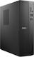 Dell Pro Slim Essential Настолен компютър (i5-14400/8GB DDR5/512GB SSD/W10 Pro) с Клавиатура (BG)