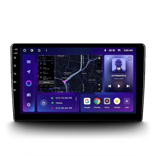 Moss M3 Car Navigation 4+32gb 9" Qled Octa-core 2ghz Android 4g Bluetooth 5.1 Dsp