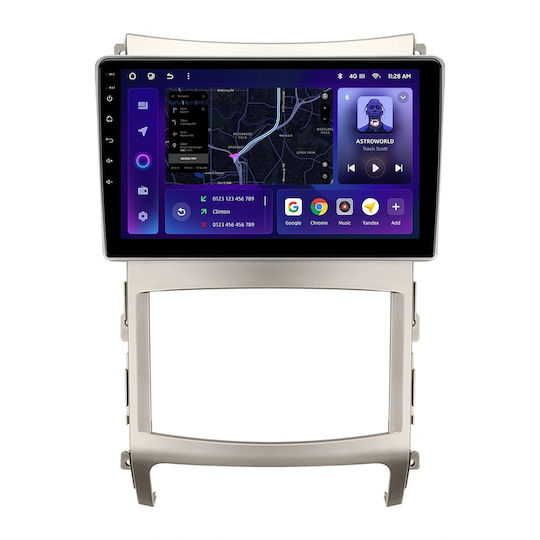 Moss M3 Автомобилна Навигация Hyundai Ix55 2006-2015 4+32GB 9" QLED Octa-core 2GHz Android 4G Bluetooth 5.1 DSP