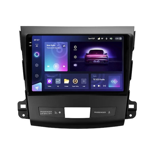 Teyes Cc3 2k Car Navigation Citroen C-crosser 2007-2012 6+128gb 9.5" Qled Octa-core 2ghz Android 4g Bluetooth 5.1 Dsp Variant B