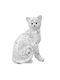 Gilde Декоративна Котка От Полирезин 11x22x29см