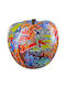 Gilde Decorative Apple Street Art 29×29×27.5cm