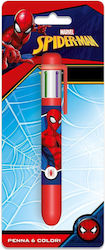 Spiderman Στυλό Ballpoint Σετ Διαφόρων Χρωμάτων 24τμχ