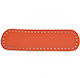 Elegant Oval Bottom 31x10cm Patent Burgundy