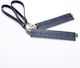 Flex Coin Purse 20cm Fastener Hand Strap Vintage Blue