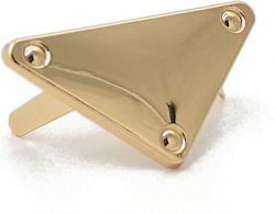 Metallic Triangle Labels 3.5cm Nickel