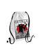 Koupakoupa Catzilla KP_34709 Gym Bag White Gym Backpack