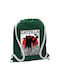 Koupakoupa Catzilla Green Gym Backpack Bag