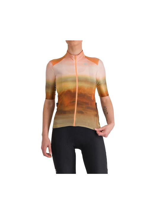 Sportful Tricou De Ciclism Pentru Femei Cu Mâneci Scurte Maro Sportful Tricou De Ciclism Pentru Femei Cu Mâneci Scurte Maro