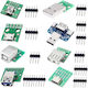 Kit Adaptor Daokai Usb la Dip 8 Piese Usb Type-C Usb Type-B Usb 2.0 Usb 3.0 Micro Usb Mini Usb Convertor 4 în 1 Conectori Pin 2.54 Mm Arduino Diy Prototipare