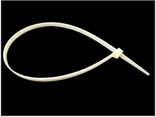 Tork Plastic Cable Ties 150mm in White Colour (100 pcs) 038.WHT.25W.0150