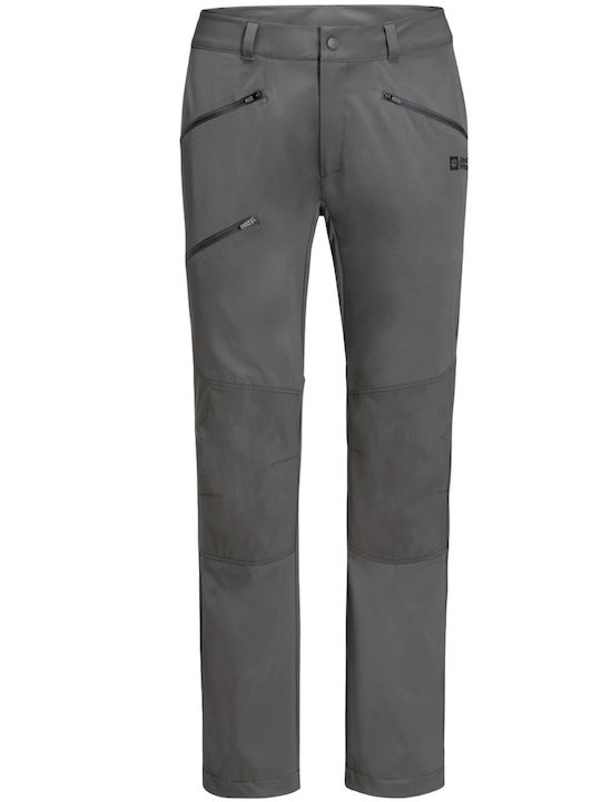 Jack Wolfskin Pantaloni Lungi de Drumeție Pentru Bărbați Gri