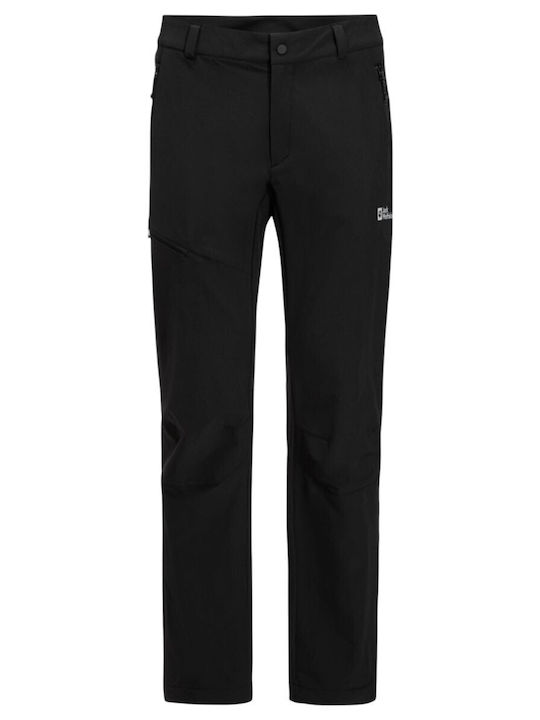 Jack Wolfskin Pantaloni Lungi de Drumeție Pentru Bărbați Negru