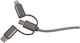 Out of the Blue USB To Lightning Type-C Micro USB Кабел Бял 48045000019