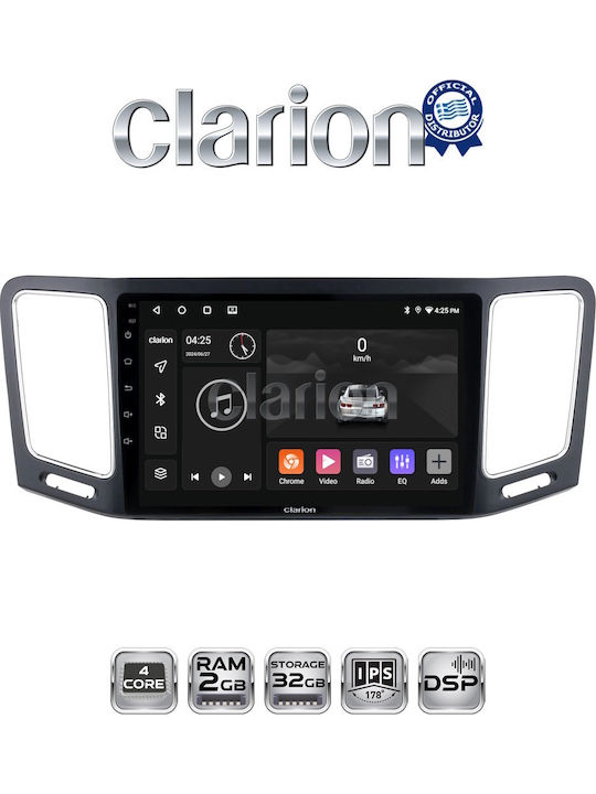 Clarion Car Audio System for Volkswagen Sharan 2011 Bluetooth USB WiFi GPS Apple CarPlay Android Auto