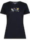 Tricou damă albastru marin