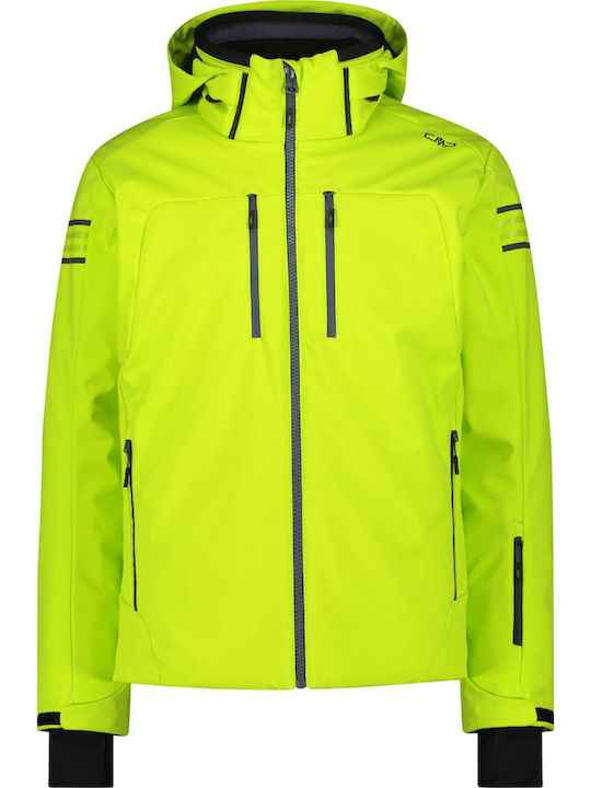 CMP 34W4647-E112 Ανδρικό Μπουφάν Soft Shell για Σκι & Snowboard Πράσινο