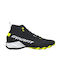 Pantofi Sport Pentru Bărbați Trail Running Negri Impermeabili cu Membrană Gore-Tex