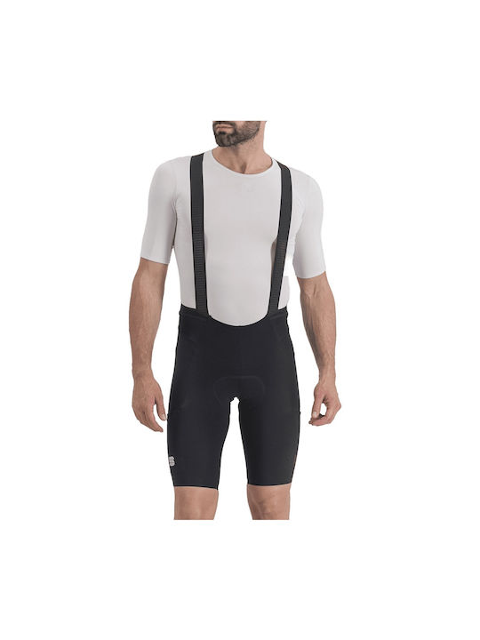 Sportful Pantaloni De Ciclism Pentru Bărbați Cu Bretele Negri