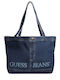Fabric Women's Tote Bag Blue