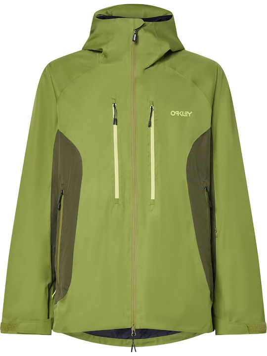 Oakley FOA406106-70N Jachetă Pentru Bărbați Pentru Schi & Snowboard Verde