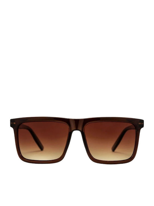 Chpo Bruce Unisex Sunglasses With Brown Frame 1...