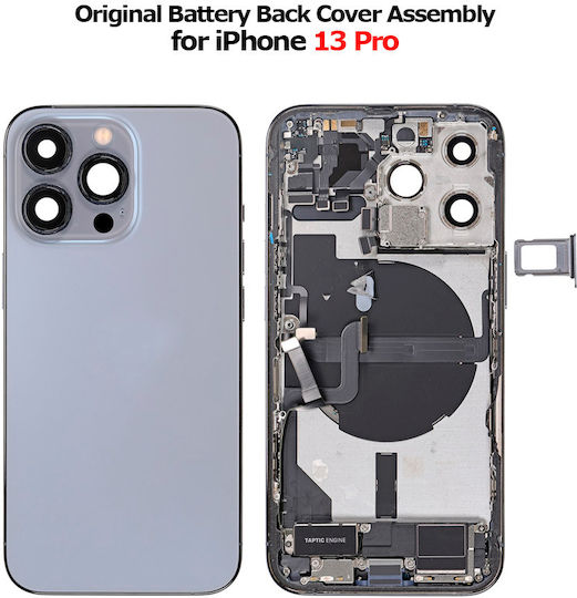Original Batterie Rückabdeckung Assembly iPhone 13 Pro Grade A