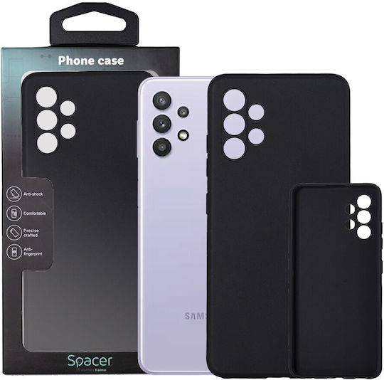 Spacer Back Cover Silicon 1.5mm Negru Galaxy A32 4G