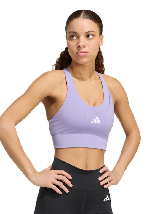 adidas 365 Pocket Women's Athletic Sports Bra Magic Lilac