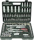 Silvertools Clichet cu Tubulare 1/2" & 1/4" 108 Bucăți