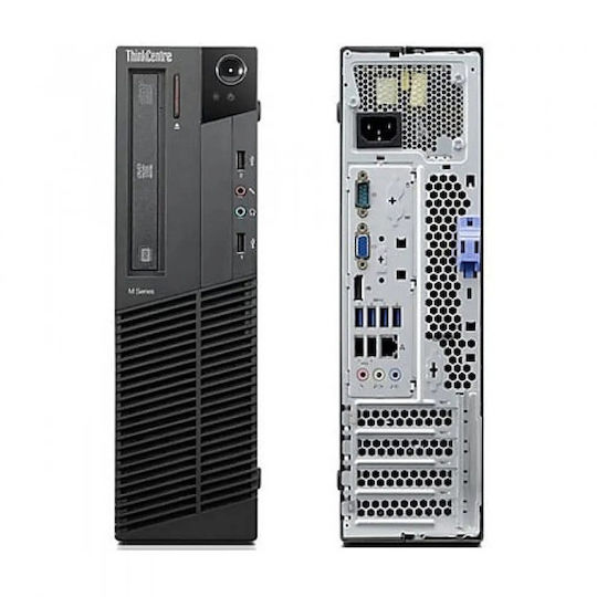 Lenovo ThinkCentre M92p Tiny Реновиран Клас A (Core i5-3470T/4GB/120GB HDD/Без операционна система)