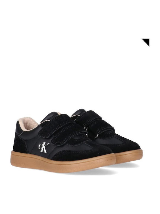 Calvin Klein Παιδικά Sneakers με Σκρατς Μαύρα