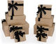 Gipta Geschenkverpackung für Geschenk 13,5x7,5x13,5cm