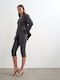 Women's Linen Grey Blouse