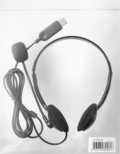 Sandberg Мултимедийни слушалки На Ушите с Микрофон и Свързаност USB-C 825-31