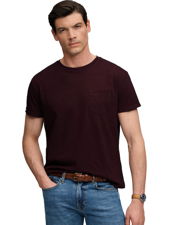 Superdry Тениска Kpg/cherry Бордо