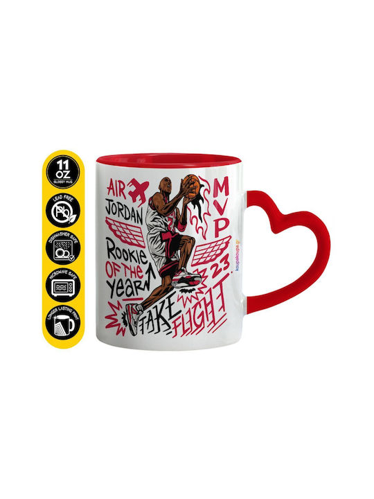 Koupakoupa Jordan Ceramic Mug Red 330ml