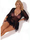 Comfort Summer Women's Black Nightgown
