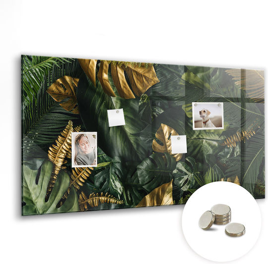 Placă Magnetică Frunze Junglă Un Magnet 120x60