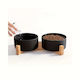 Denik Pets Ceramic Food Bowl for Dog & Cat 2 x ...