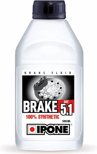 Ipone Brake Fluid 500ml Dot 5.1 Synthetic 270°c Motorcycle