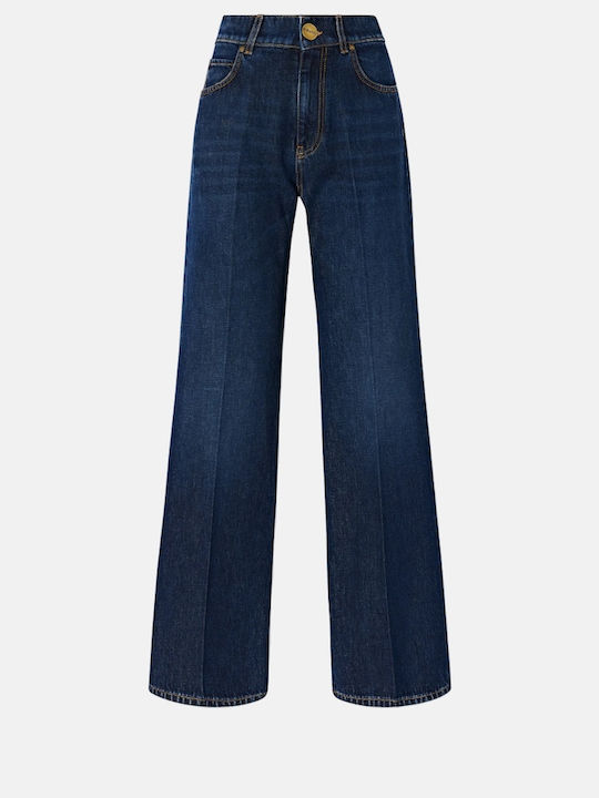 Pinko Pantalon Jean de damă în Linie Wide