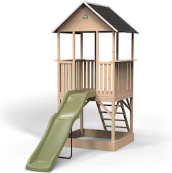 Exit Toys Multifunctional Wooden Kids Playhouse with Slide