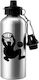 Water Bottle Basketball 500ml Silver