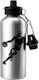 Water Bottle Basketball 500ml Silver