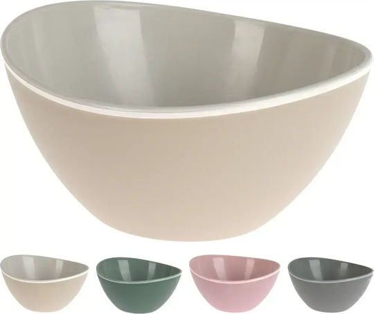 Koopman Koopman Servierschale Rund Kunststoff Beige
