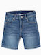 Kinder Shorts Bermudas Denim Blau