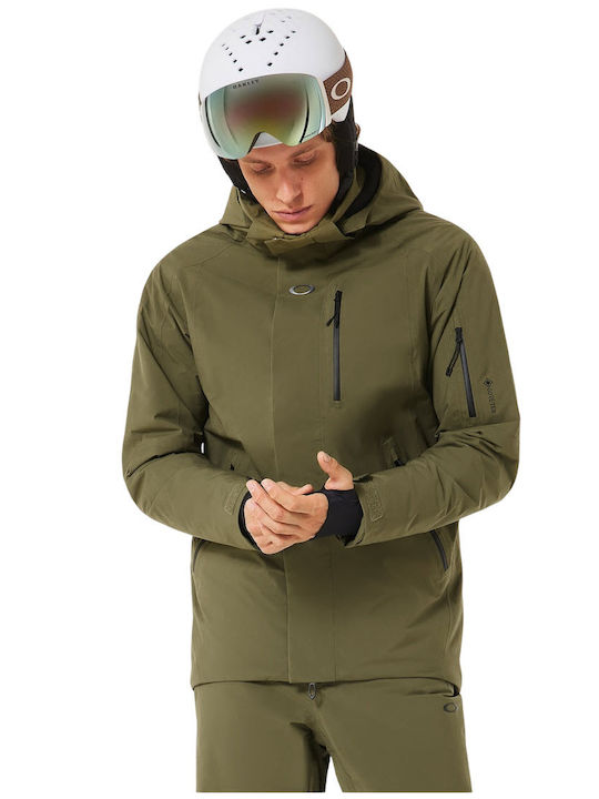 Oakley FOA406100-7CE Jachetă Gore-Tex Pentru Bărbați Pentru Ski & Snowboard Verde