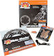Сет Спирачни Дискове И Накладки За Мотоциклет Moto-master Brake Kit 270mm Float