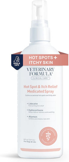 Loțiune Formă Spray Veterinary Formula Clinical Care Hot Spot & Itch Relief Ameliorare Iritații Cutante Erupții Inflamații Disconfort Cauzate De Mușcături De Purici